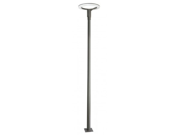Lampa parkowa STER MAX STRMAX-3000 – pełny słup i głowica na białym tle