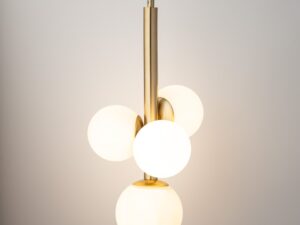 Miniaturka 2 - Perla Lux 4 z czterema białymi szklanymi kulami