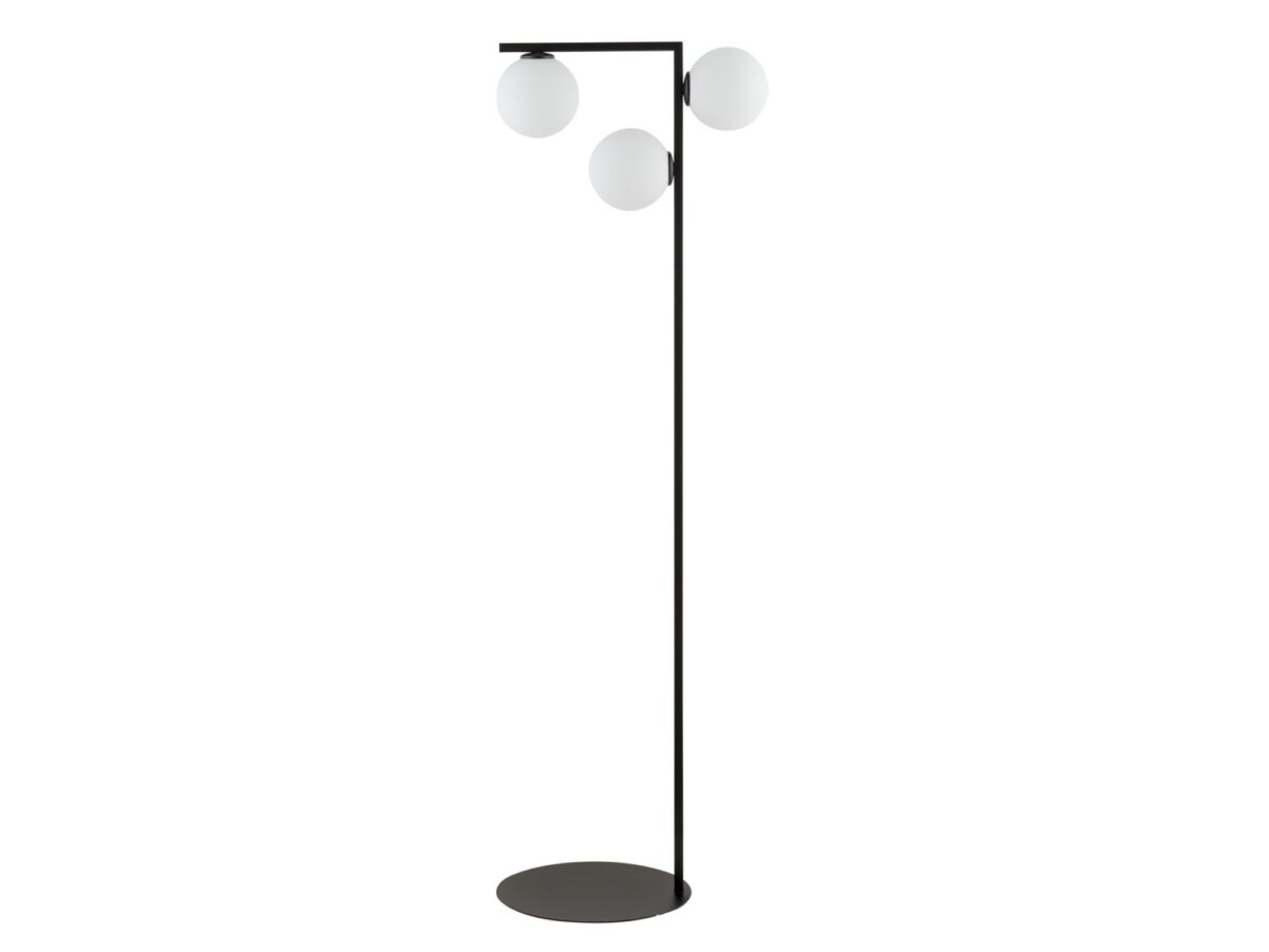 Lampa podłogowa Andy 3-punktowa ze szklanymi kulami