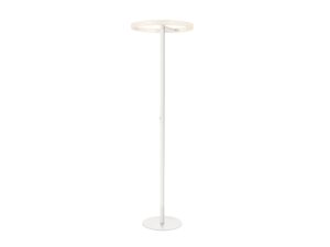 Miniaturka 9 - Lampa podłogowa Ciravon biała 196 cm – widok na wprost