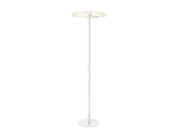 Lampa podłogowa Ciravon biała 196 cm – widok na wprost