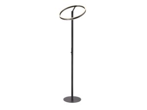 Miniaturka 8 - Czarna obręcz lampy LED Ciravon – detal konstrukcji