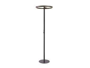 Miniaturka 1 - Lampa podłogowa Ciravon czarna 196 cm – widok na wprost