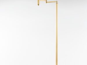 Miniaturka 2 - Lampa podłogowa Classic w mosiądzu satynowanym z boku