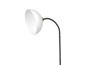 Miniaturka 4 - Lampa podłogowa Corasano czarno-złota detal klosza