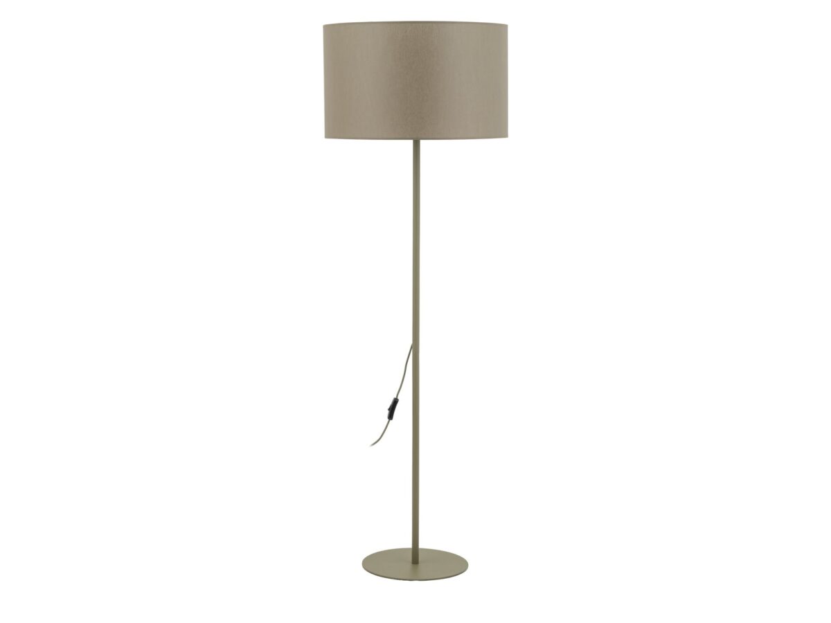Lampa podłogowa Dalum z tekstylnym abażurem 151 cm