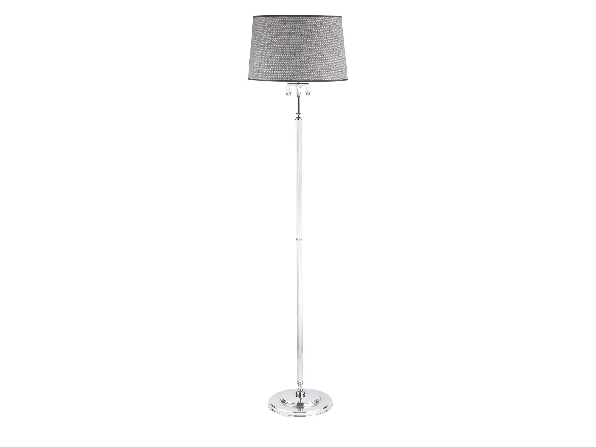 Lampa podłogowa Egida 166 cm, chrom, trzy abażury