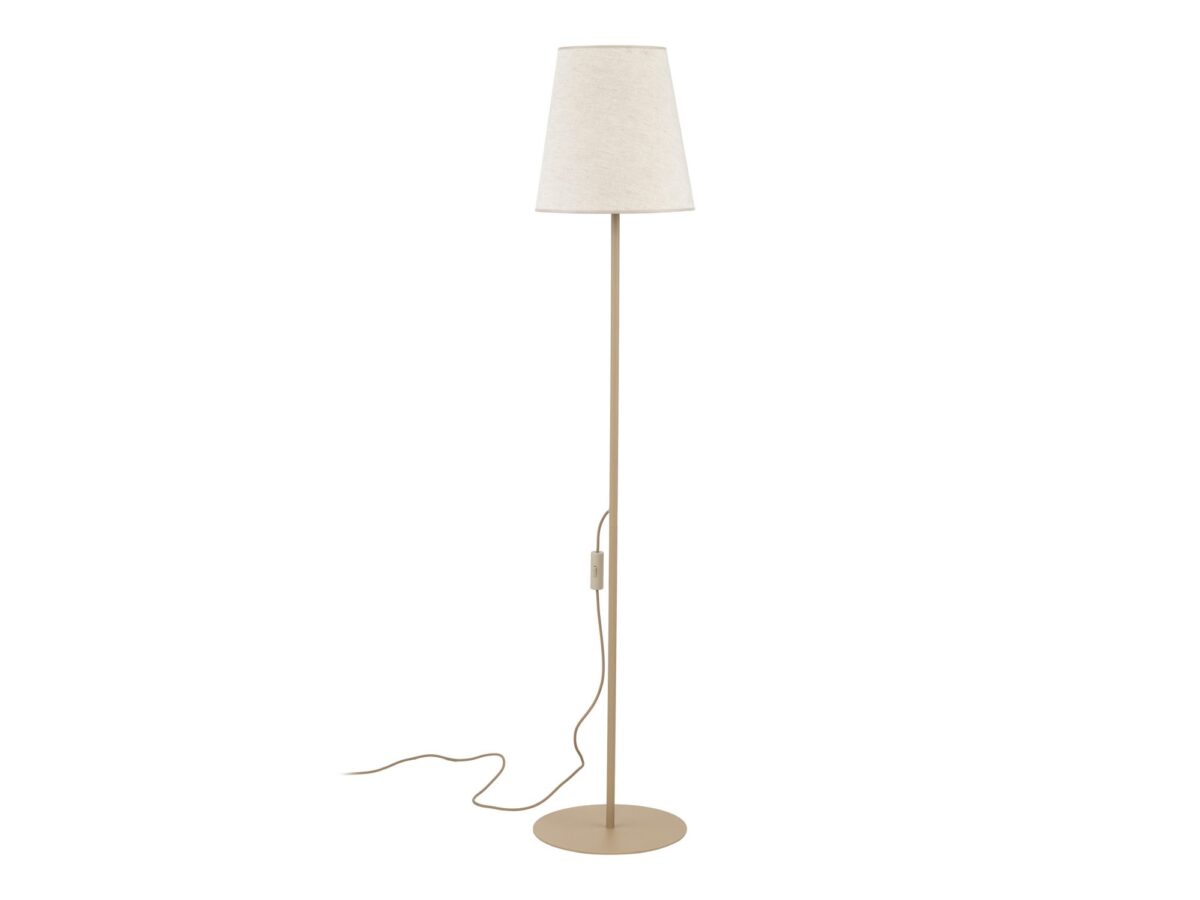 Lampa podłogowa Elizabeth 1-punktowa E27 w piaskowym beżu