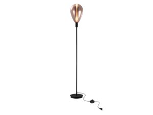 Miniaturka 5 - Lampa podłogowa Evorena z miedzianym szklanym kloszem