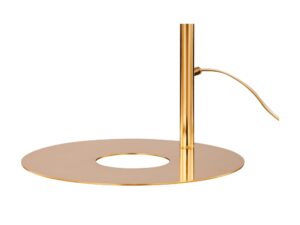 Miniaturka 2 - Lampa Feme w kolorze złotym ze szklanymi kloszami, drugie ujęcie
