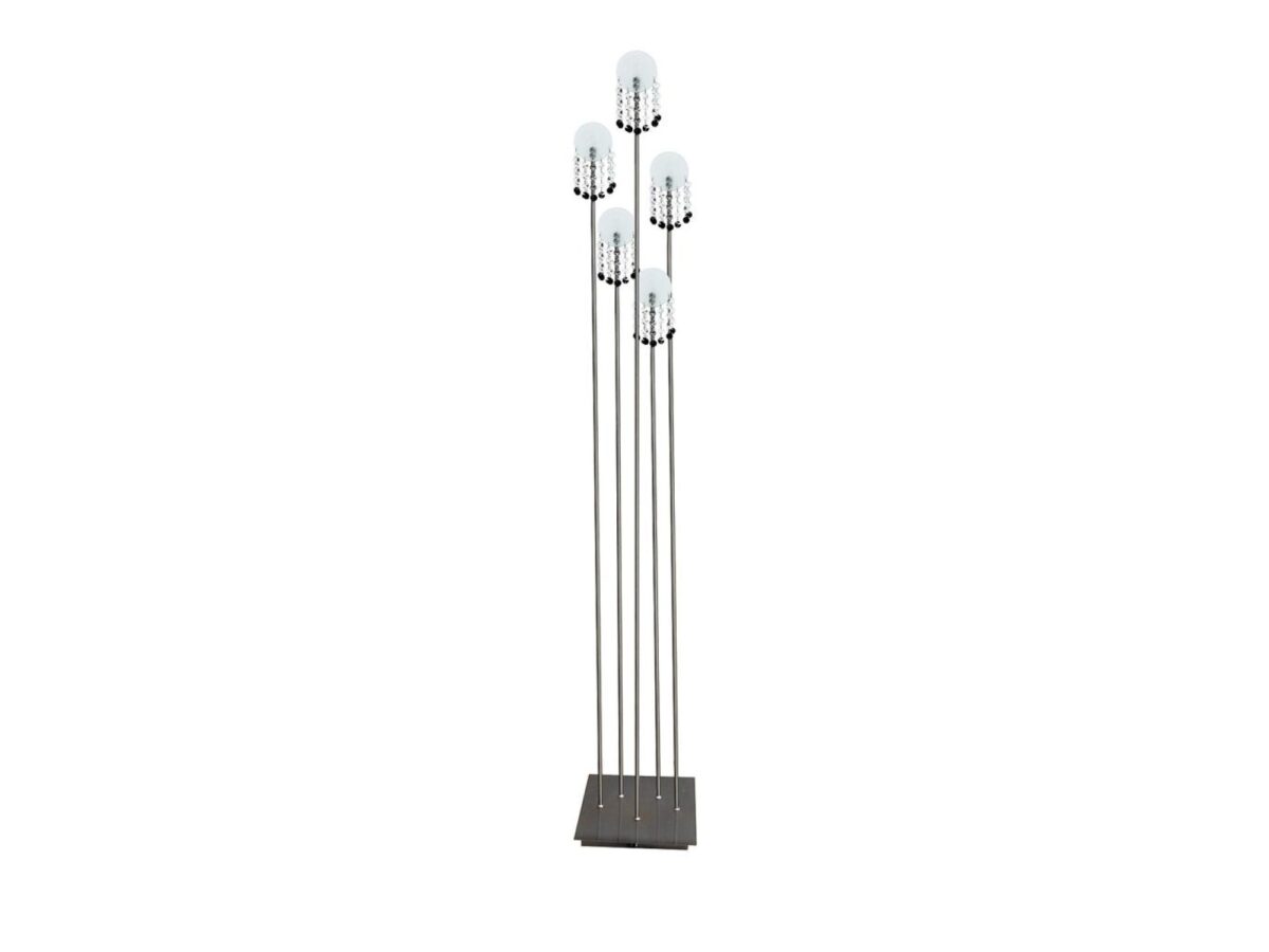 Lampa podłogowa Fenarino 150 cm 5 × G4 nikiel mat