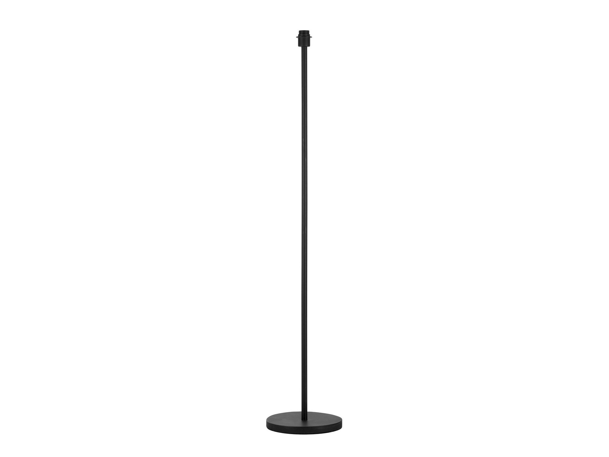 Lampa podłogowa Fenda czarna podstawa bez abażuru