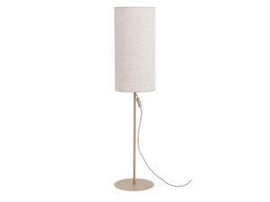 Miniaturka 1 - Lampa podłogowa Fieno w piaskowym beżu na białym tle