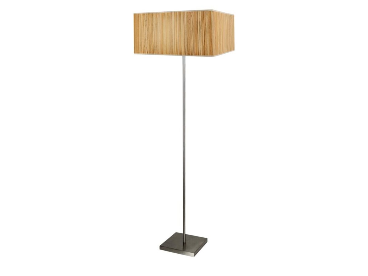Lampa podłogowa Lavotona z kwadratowym abażurem