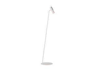 Miniaturka 3 - Lampa podłogowa Leda w kolorze szary beż z ruchomym cylindrycznym reflektorem