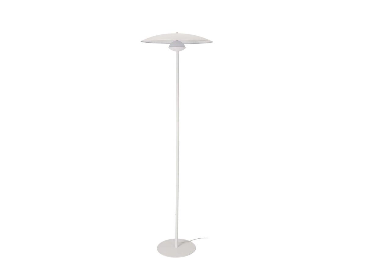Lampa podłogowa LED Levorio 140 cm biała
