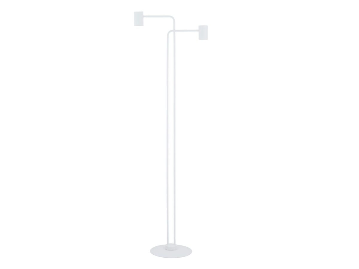 Lampa podłogowa Luis 2-punktowa GU10 z metalowymi reflektorkami