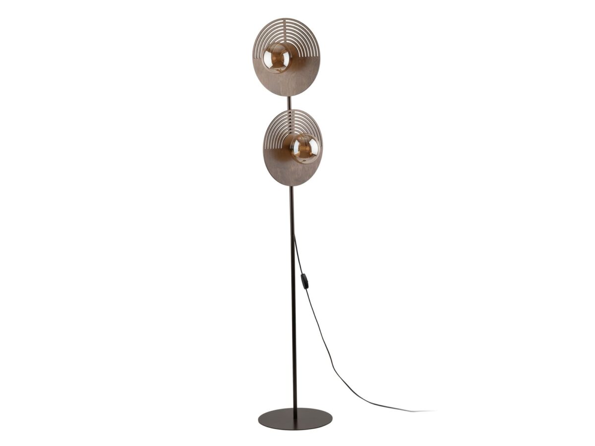 Lampa podłogowa Lunar Wood 2-punktowa 160 cm
