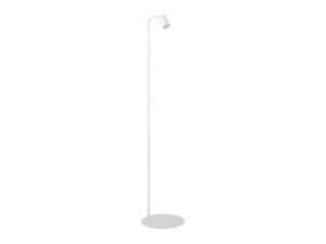 Miniaturka 4 - Biała lampa podłogowa Nex 140 cm na białym tle
