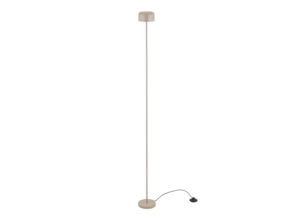 Lampa podłogowa Noa beżowa LED 9 W na białym tle