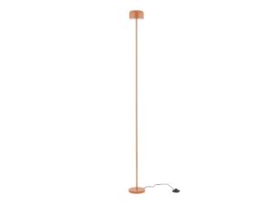 Miniaturka 2 - Lampa podłogowa Noa łososiowa LED 9 W na białym tle