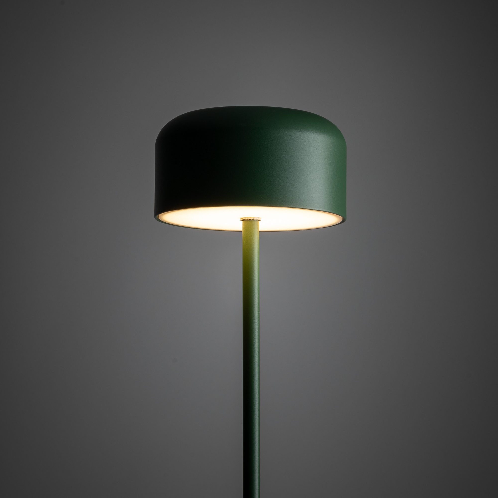 Lampa podłogowa Noa zielona w aranżacji pomieszczenia