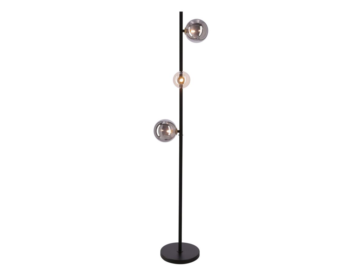 Lampa podłogowa Omidano 150 cm czarno-złota