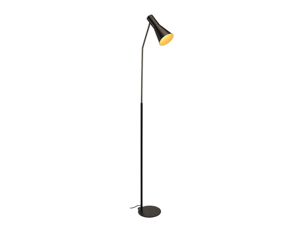 Lampa podłogowa Phelia E27 172 cm czarna