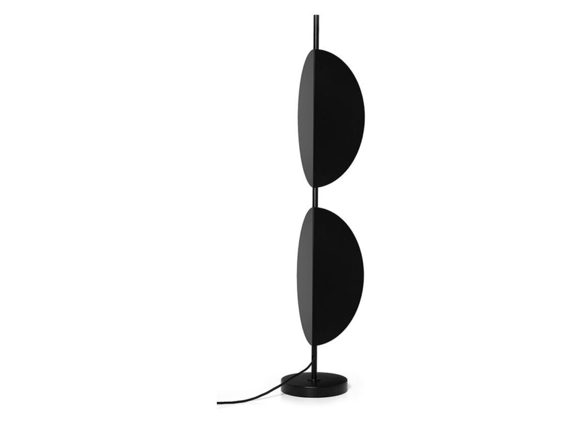 Lampa podłogowa SALLO F z dwoma kulistymi kloszami