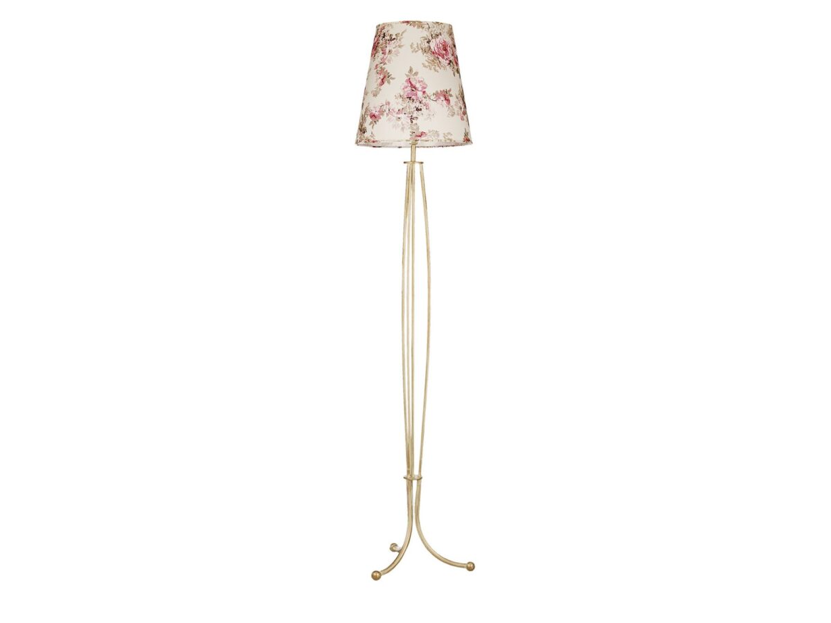 Lampa podłogowa Sara z abażurem ecru