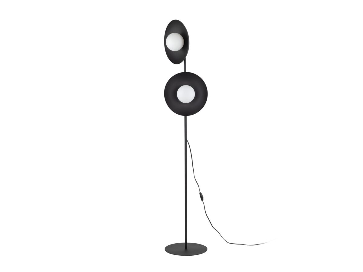 Lampa podłogowa Slate 160 cm, 2 klosze G9