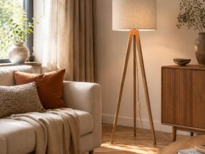 Miniaturka 1 - Lampa podłogowa Viga Shade w aranżacji wnętrza