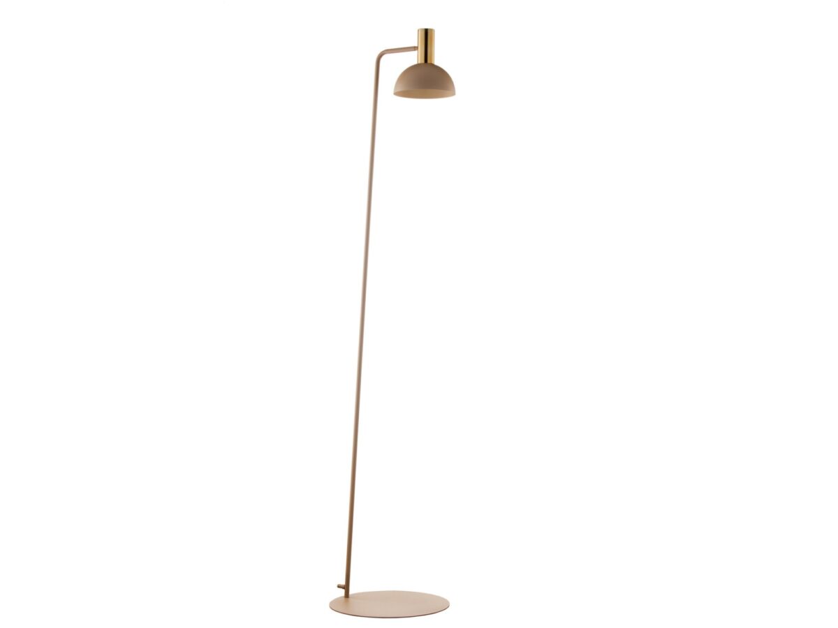 Lampa podłogowa Vitrum Gold kopuła S z kloszem E27