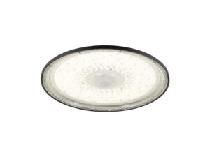 Miniaturka 4 - Highbay C LED Ø40 cm DALI – widok czarnej oprawy z panelem świetlnym