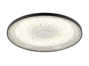 Miniaturka 6 - Czarna lampa przemysłowa Highbay C LED Ø34 cm – widok oprawy od spodu