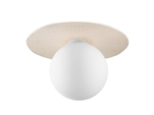 Miniaturka 11 - Lampa ścienno-sufitowa Revimira biała na białym tle