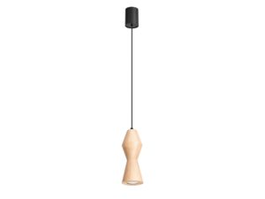 Miniaturka 21 - Lampa wisząca drewniana Selviora 10 cm naturalna
