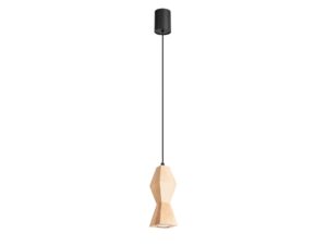 Miniaturka 21 - Lampa wisząca drewniana Selviora 8 cm naturalna