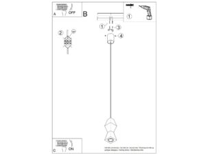 Miniaturka 5 - Lampa wisząca drewniana Selviora 8 cm naturalna – zdjęcie 6