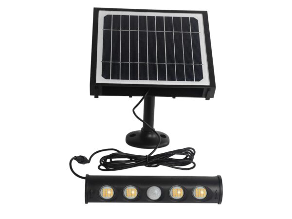 Komplet lampy solarnej LED 8 W z oddzielnym panelem fotowoltaicznym, modułem świetlnym i przewodem