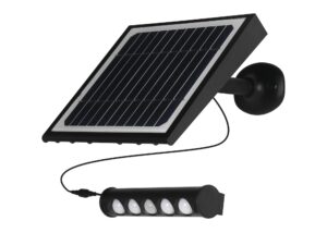 Miniaturka 4 - Lampa solarna LED 8 W z oddzielonym modułem świetlnym i panelem na przewodzie