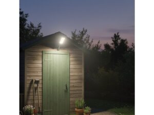 Miniaturka 2 - Lampa solarna LED oświetlająca wejście do domku ogrodowego