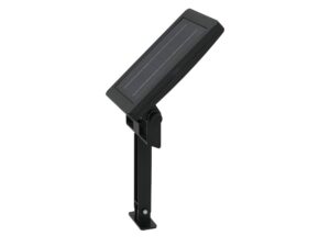 Miniaturka 1 - Lampa solarna LED czarna widok tylnego panelu słonecznego