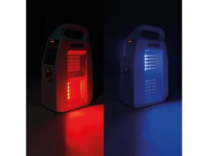 Miniaturka 5 - Turystyczna lampa solarna pokaz trybu czerwonego i niebieskiego