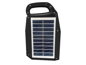 Miniaturka 3 - Tył turystycznej lampy LED z panelem solarnym