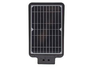 Miniaturka 2 - Widok od góry na panel fotowoltaiczny lampy solarnej z uchwytem montażowym