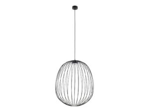 Miniaturka 6 - Lampa wisząca Sphera L czarna na białym tle