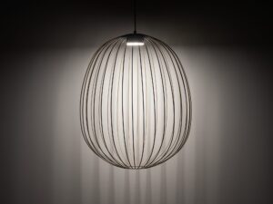 Miniaturka 5 - Beżowa lampa wisząca Sphera L w aranżacji