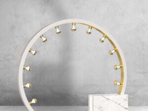 Miniaturka 1 - Lampa stojąca Levenio 19 źródeł światła w aranżacji pomieszczenia