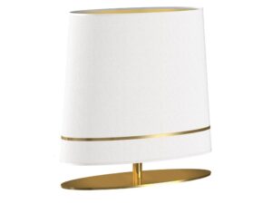 Miniaturka 2 - Lampa stojąca Talirena biało-złota na białym tle